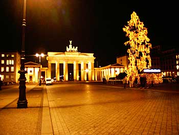 Brandenburger Tor um Weihnachten